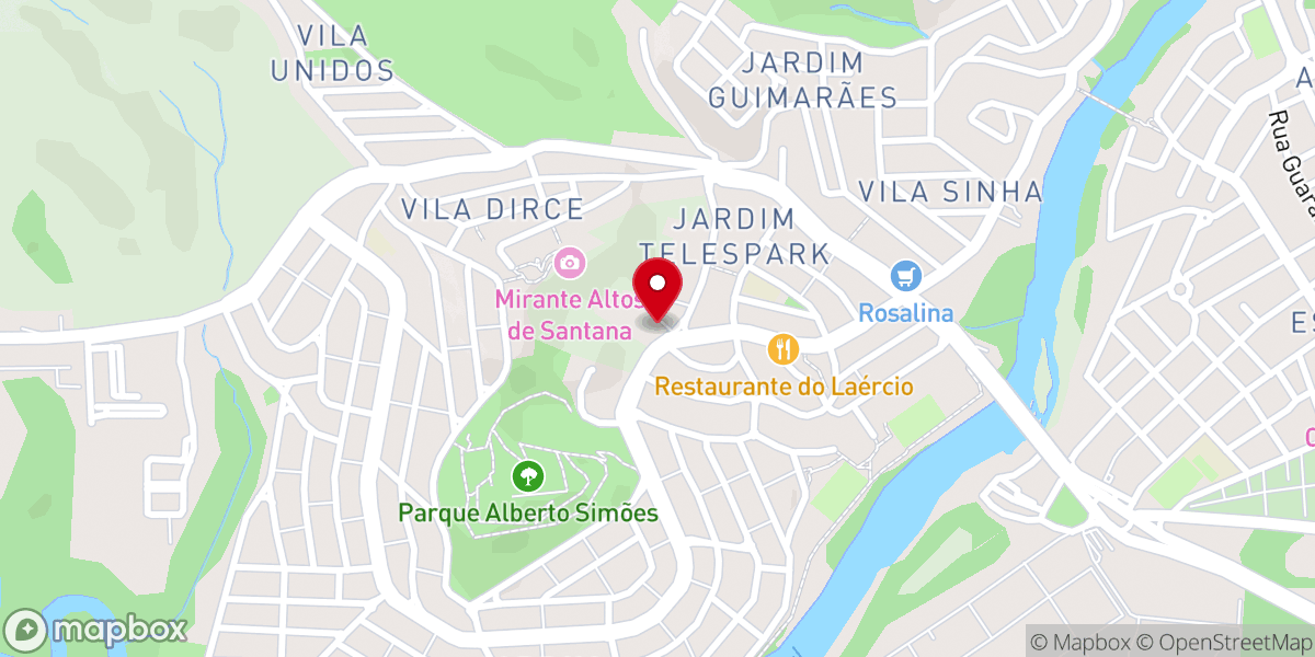 Map showing location of Igreja Nossa Senhora Auxiliadora Jardim Telespark