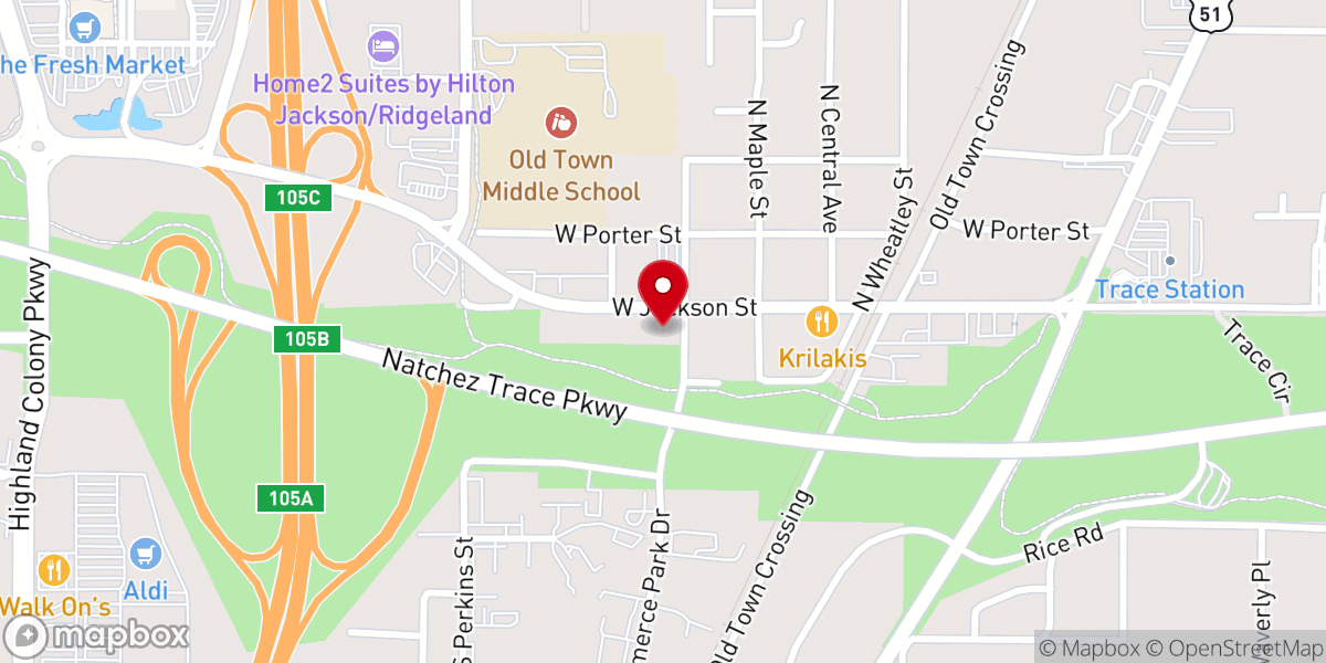 Map showing location of The Preschool @First Ridgeland