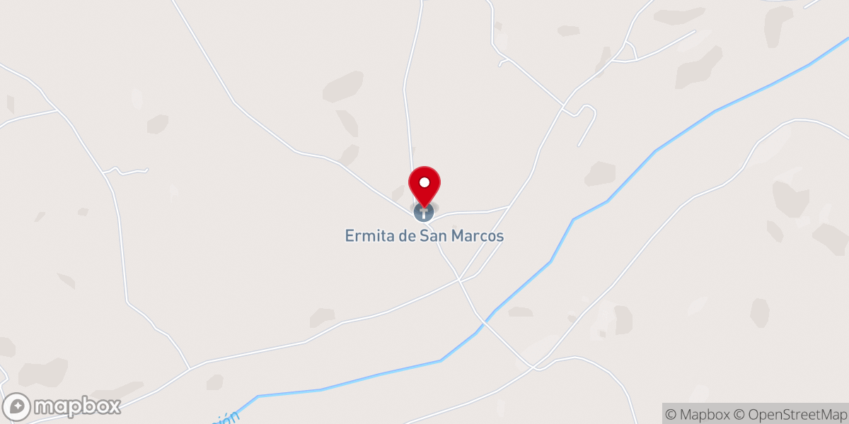 Map showing location of Ermita de San Marcos