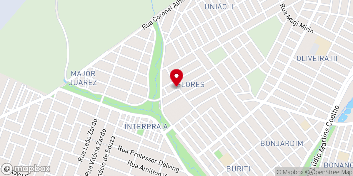 Map showing location of IGREJA PENTECOSTAL UNIDA DO BRASIL