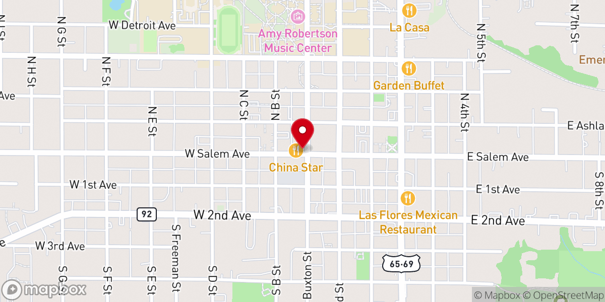 Map showing location of Corner Sundry