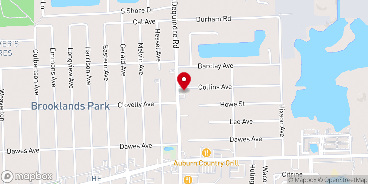 Map showing location of Epic Church