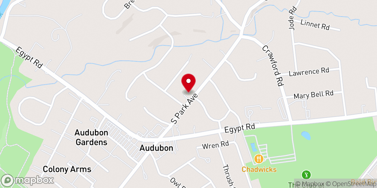 Map showing location of Chapter and Verse Ministry