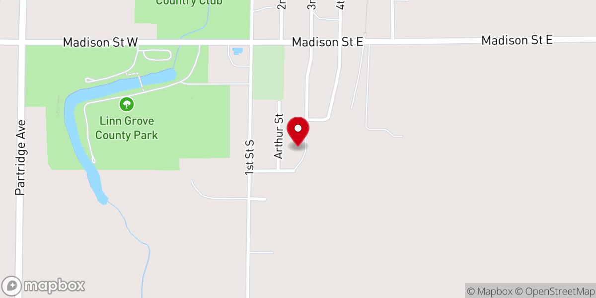 Map showing location of Open Bible - Faith United Church