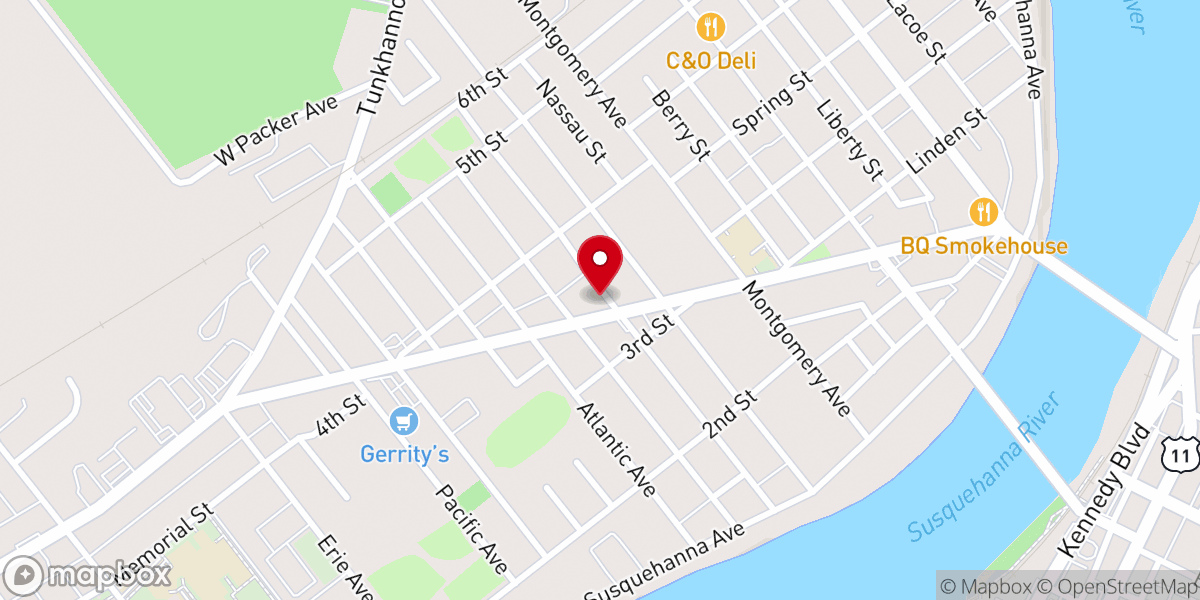 Map showing location of Queen of the Apostles Church