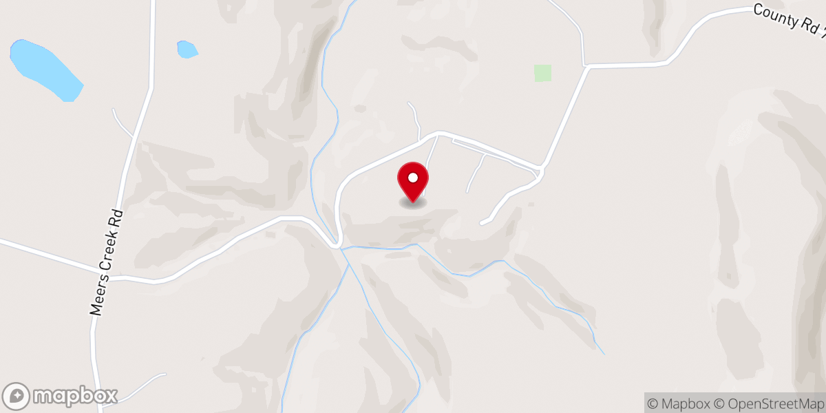 Map showing location of Shiloh Church