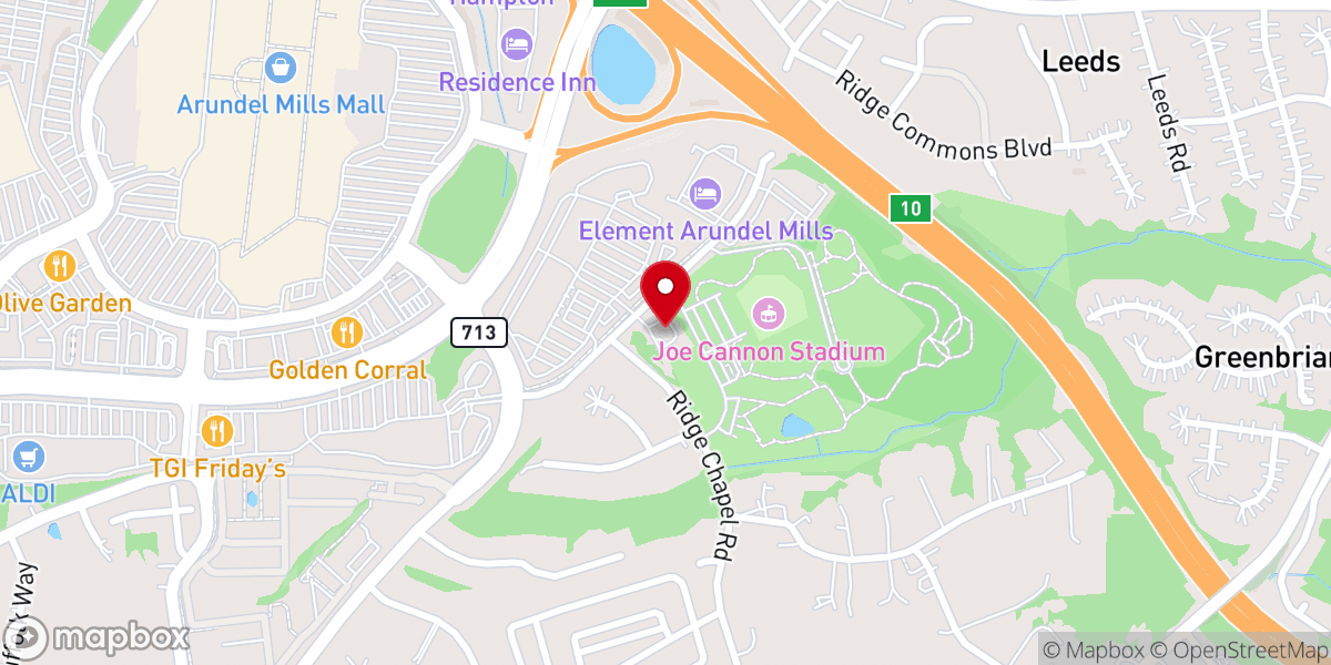 Map showing location of Heavenly Vision Korean Church