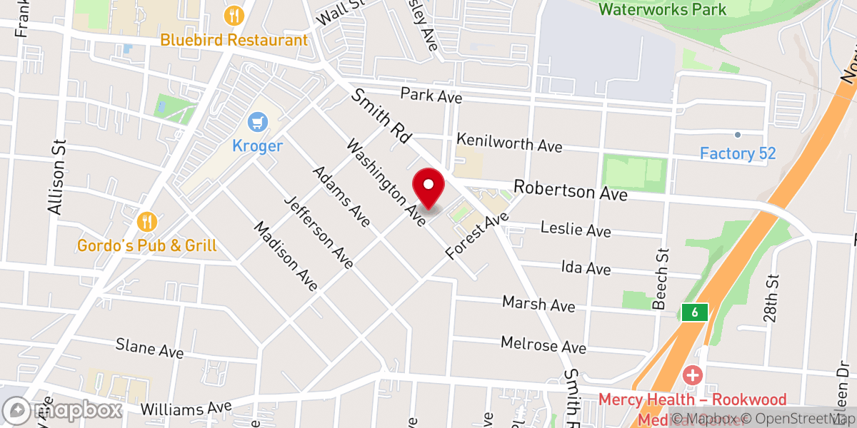 Map showing location of New City Presbyterian Church