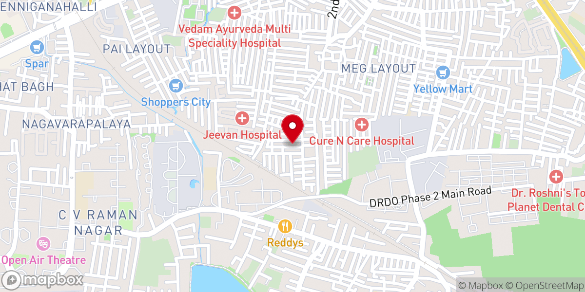 Map showing location of Zion Church, United Pentecostal Fellowship, Udaya Nagar