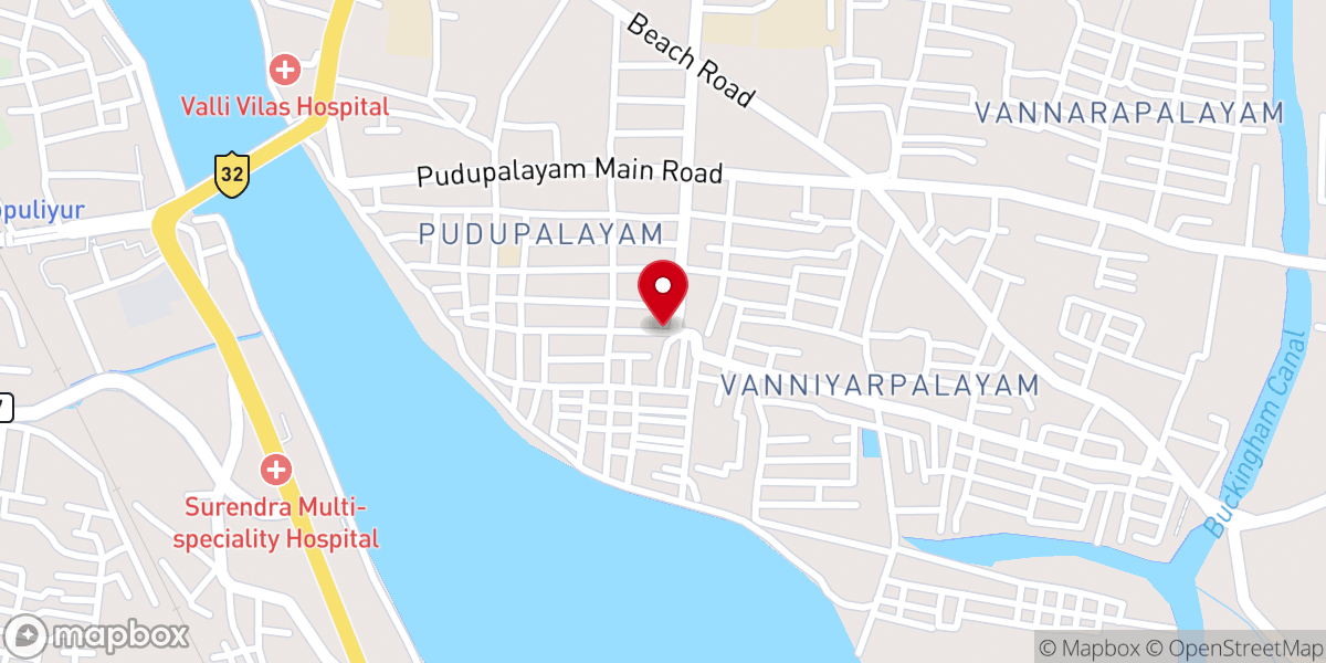 Map showing location of Christian Sementary