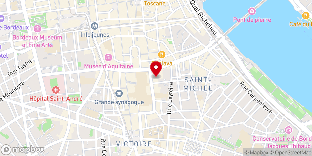 Map showing location of Ex-Eglise St Jacques