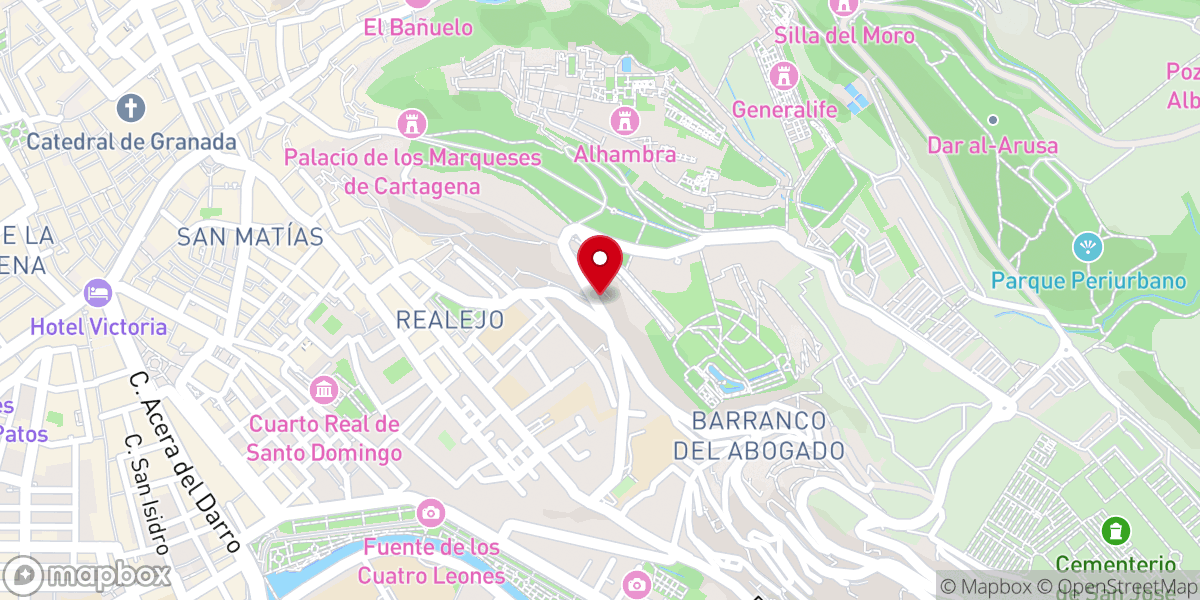 Map showing location of Esclavas de la Santísima Eucaristia y de la Madre de Dios - Carmén de Conchita Barrecheguren