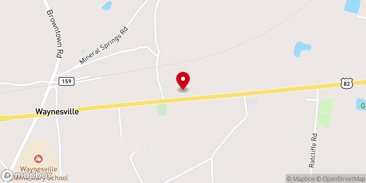 Map showing location of Family Life Church, Brantley Campus
