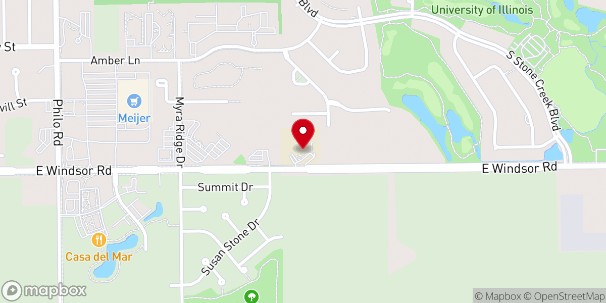 Map showing location of Calvary Baptist Church & Christian Academy