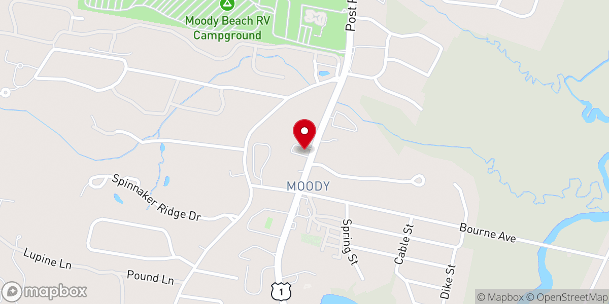Map showing location of The Ditty Box Thrift Shop