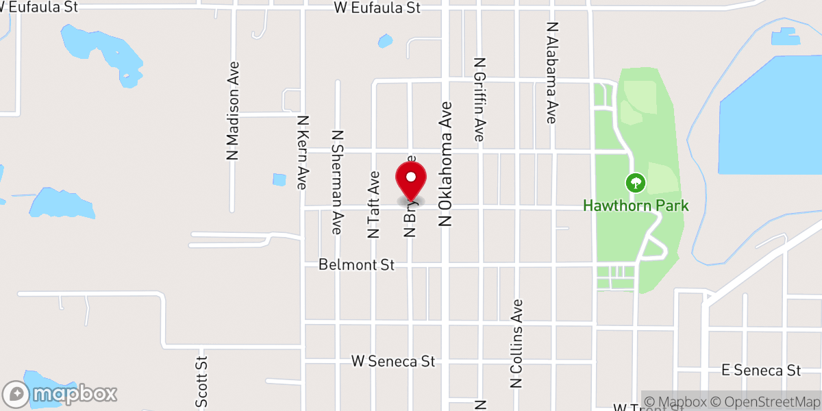 Map showing location of New Beginning Church