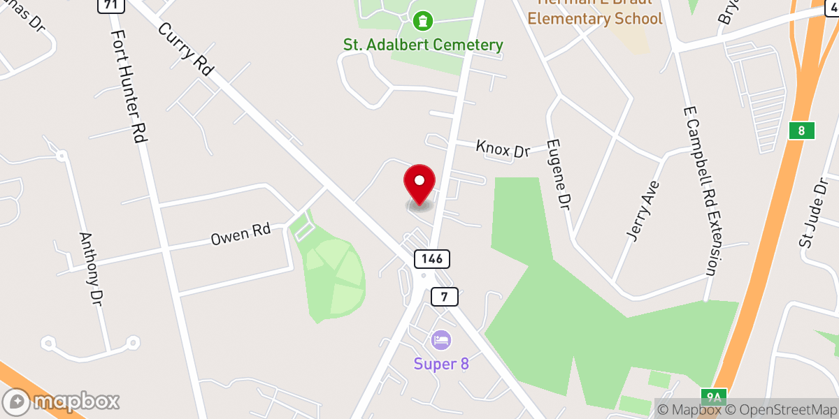 Map showing location of St. Gabriel The Archangel Church