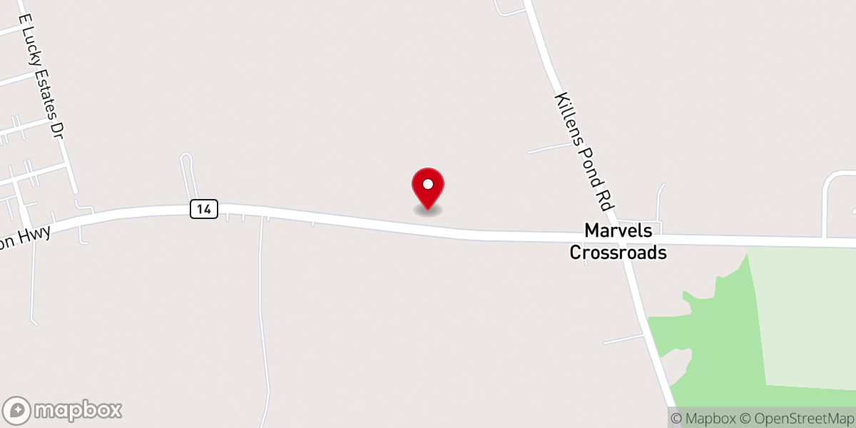 Map showing location of Pilgrim Chapel