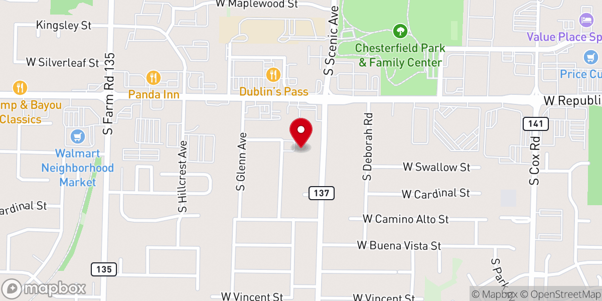 Map showing location of St. Thomas the Apostle Orthodox Church