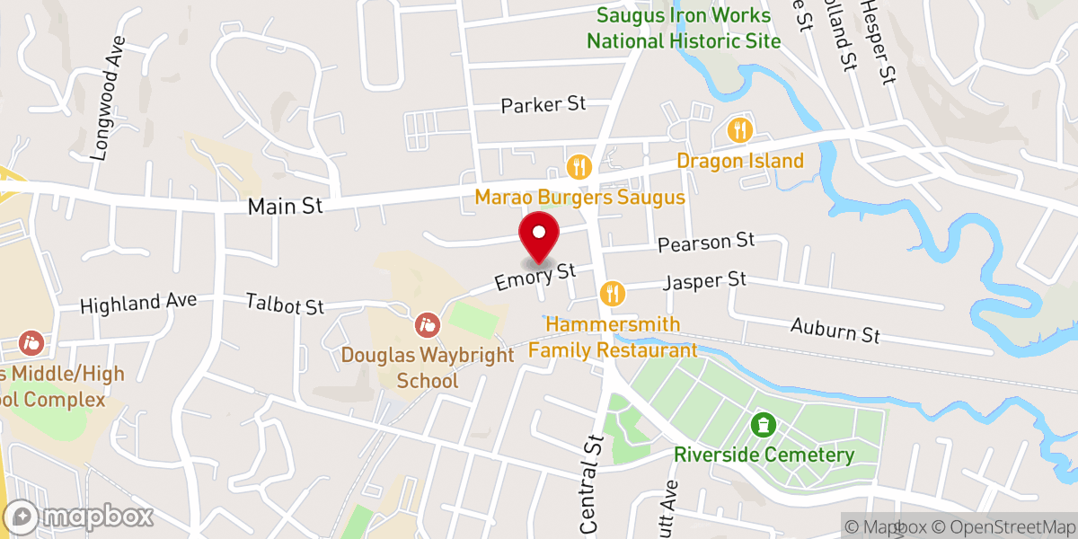 Map showing location of Family United Methodist Church Inc