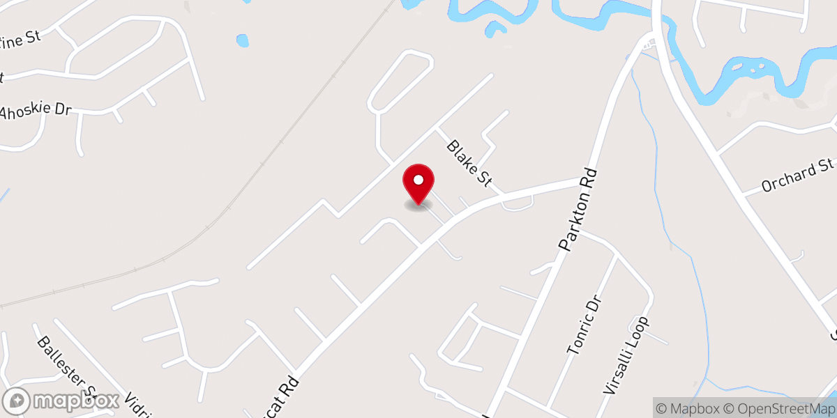 Map showing location of Solid Rock Bible Church