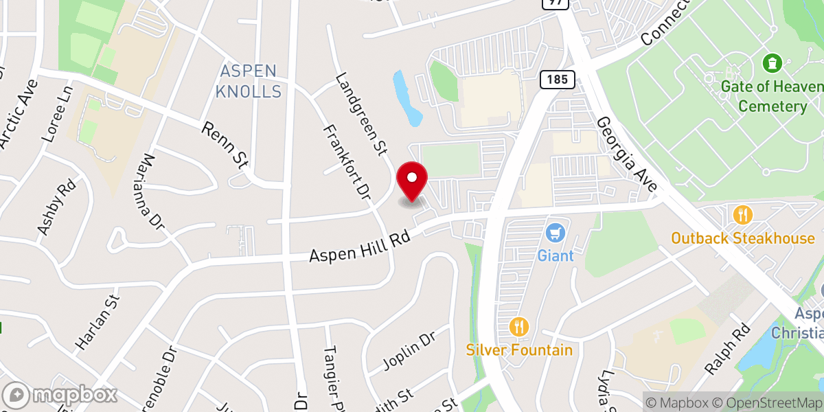 Map showing location of International Bethel Church