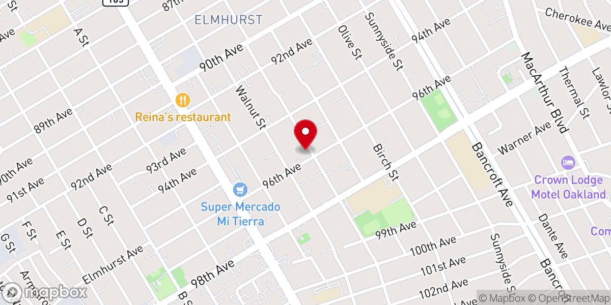 Map showing location of United Pentecostal Church