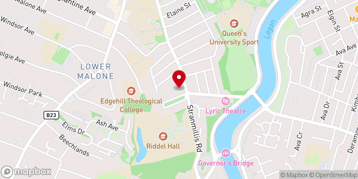 Map showing location of St Bartholomew's Church