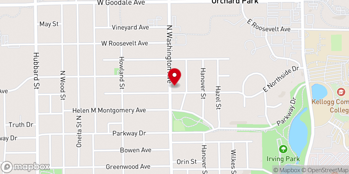Map showing location of Faith Temple Church of God in Christ