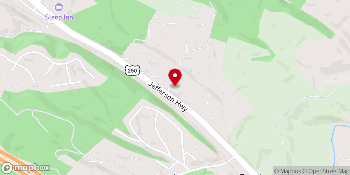 Map showing location of Beverly Manor Church