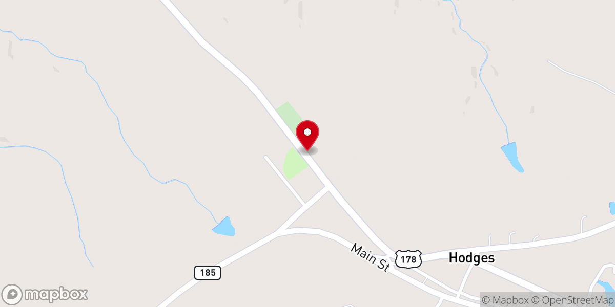 Map showing location of PROVIDENCE BAPTIST CHURCH