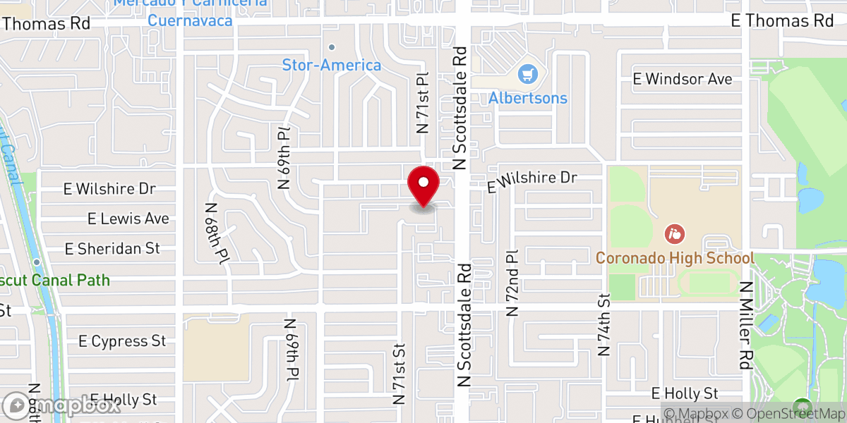 Map showing location of New Life Community Church (NLCC)
