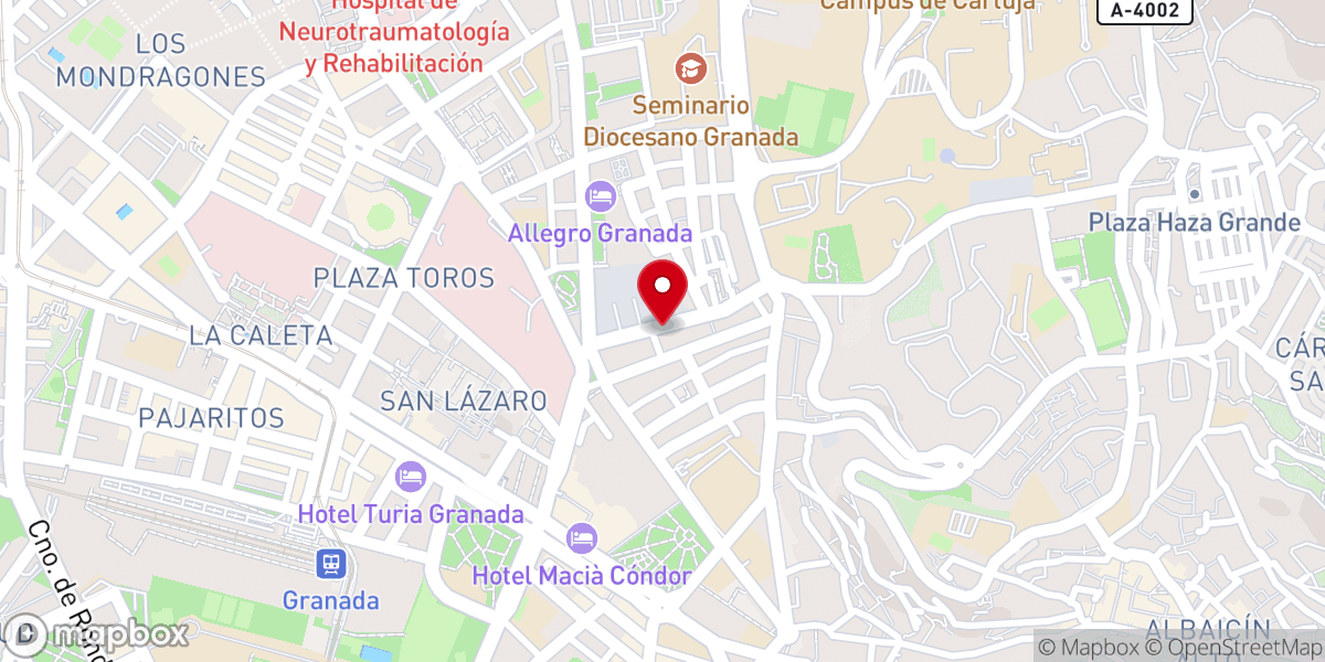 Map showing location of Ieanj Granada