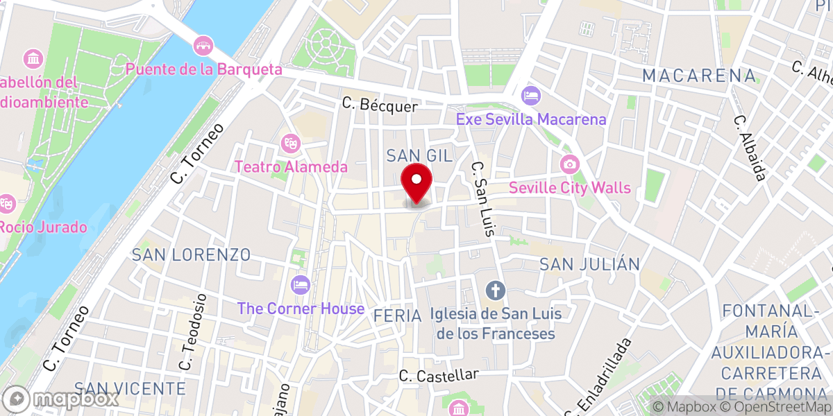Map showing location of Iglesia Española Reformada Episcopal Parroquia San Basilio
