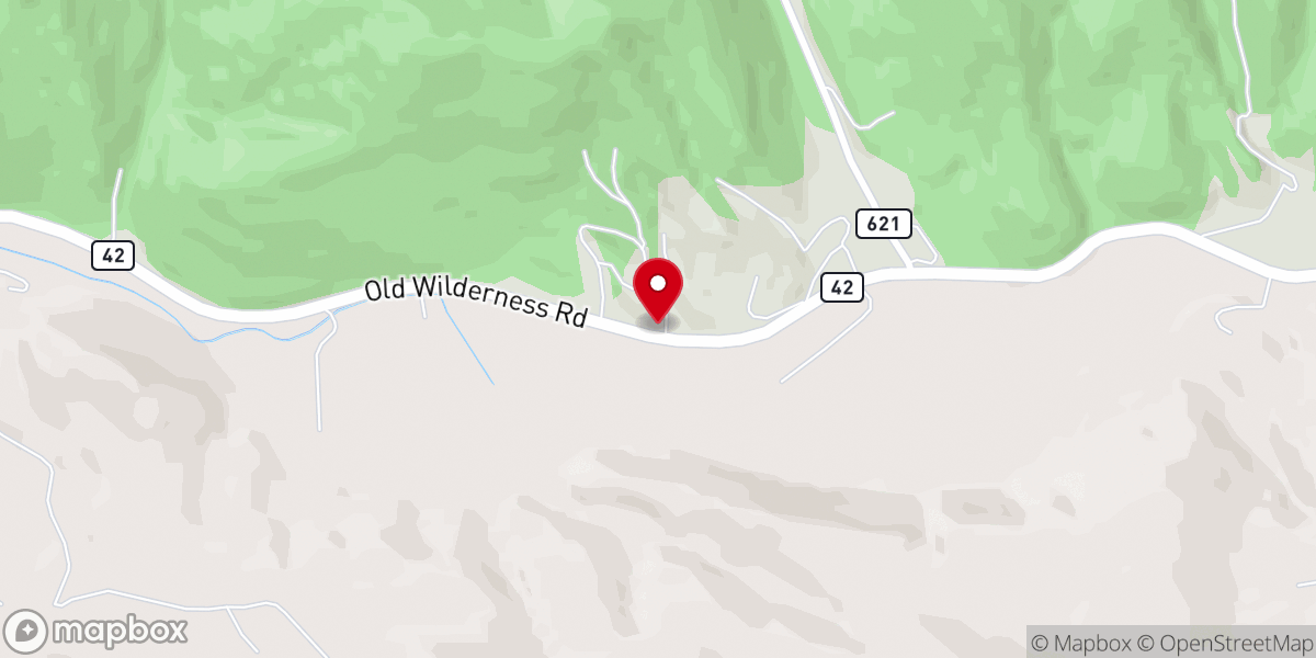 Map showing location of Goodwill Church