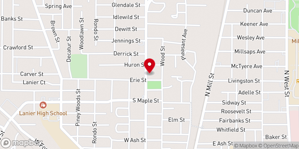 Map showing location of Old Paths Church of God in Christ