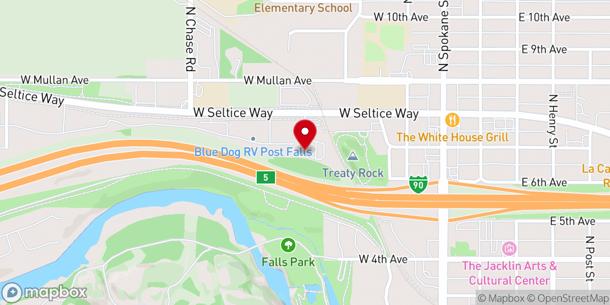 Map showing location of Alt's Copperhouse