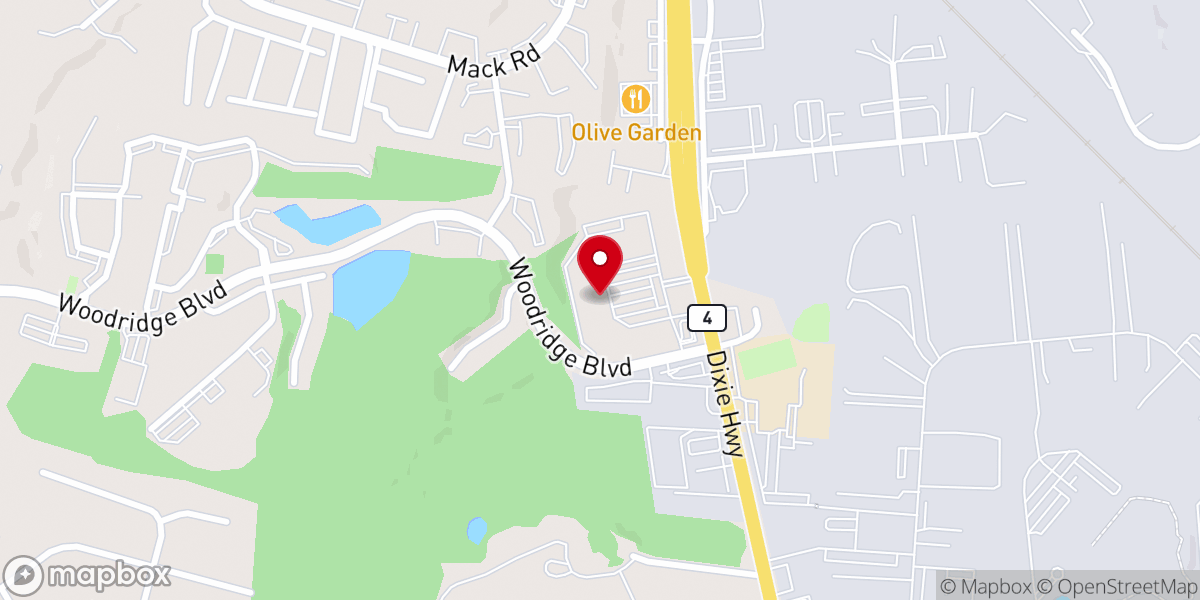 Map showing location of All Nations Baptist Church