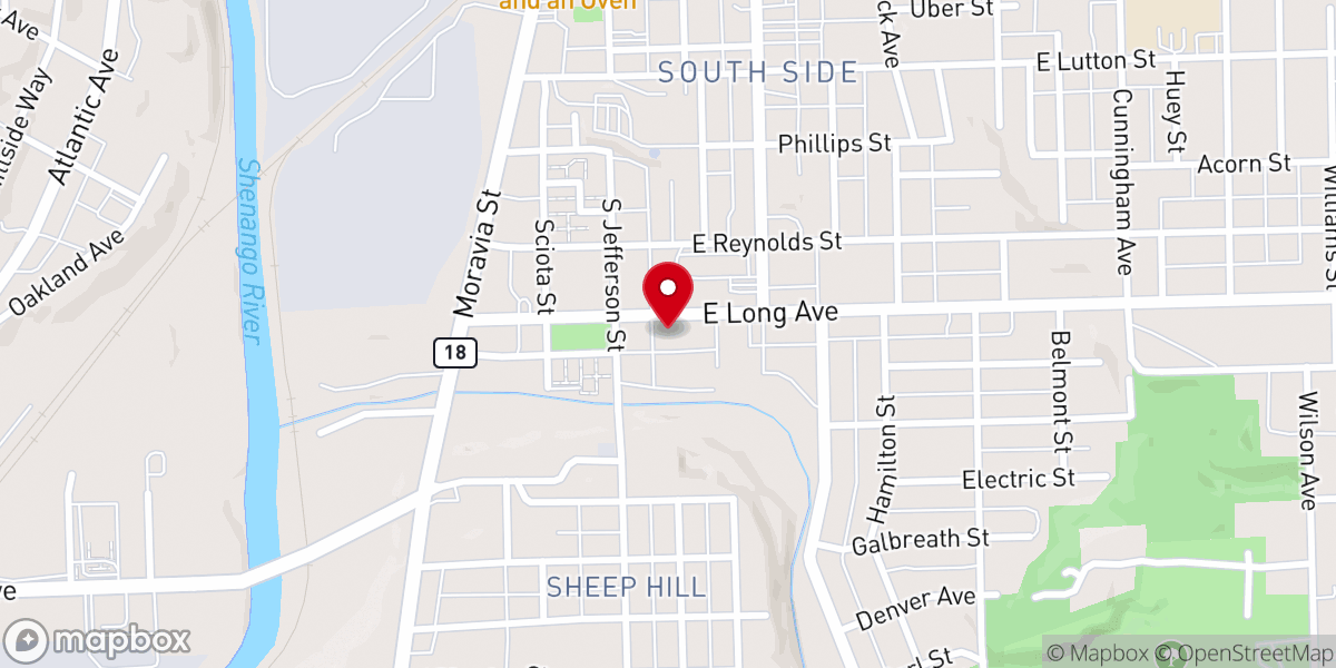 Map showing location of Prayer Chapel Church Of God In Christ