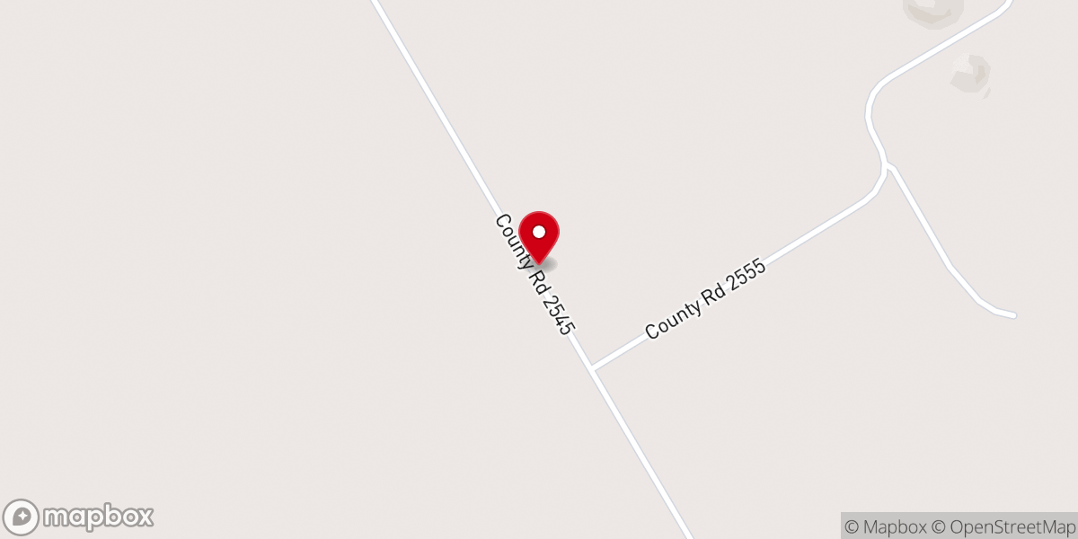 Map showing location of Willow Springs Church