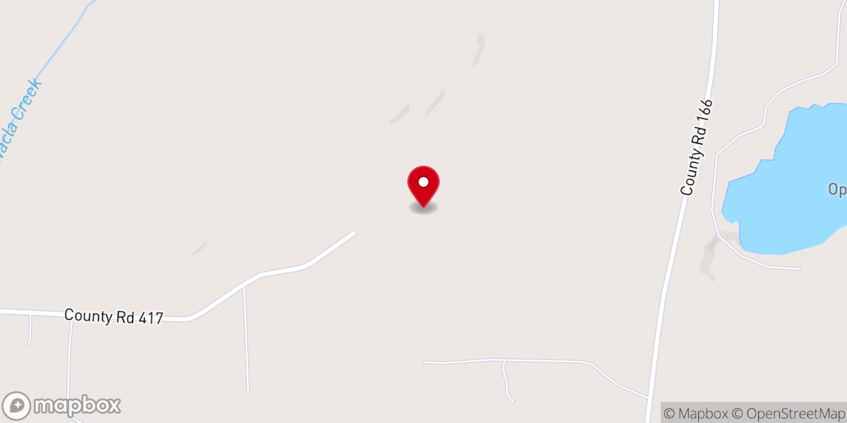 Map showing location of Auburn Trailer Services