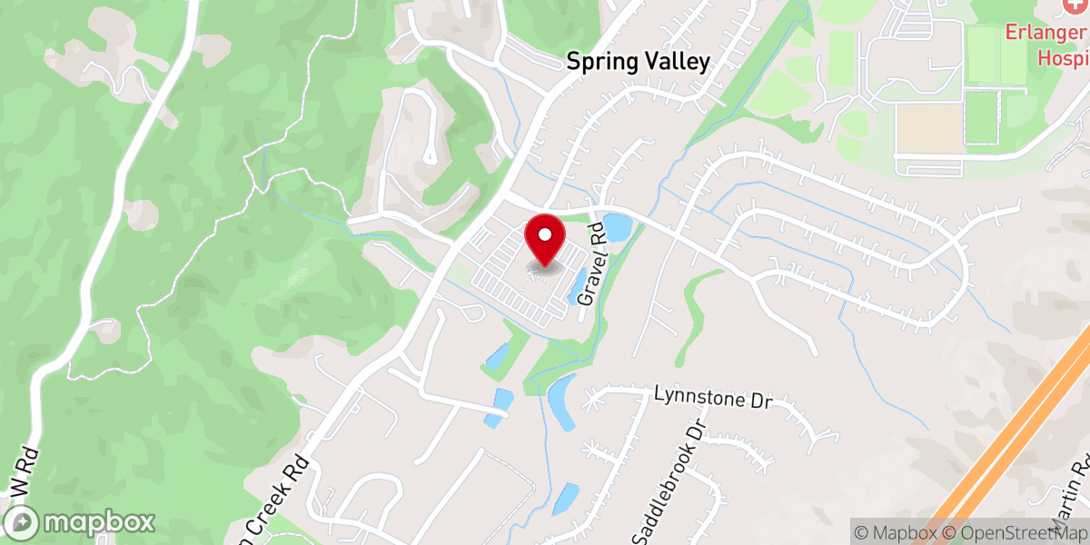 Map showing location of River Hills Church