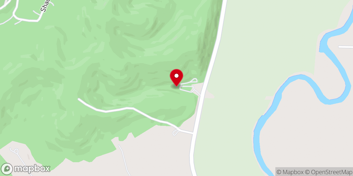 Map showing location of Pine Hollow Farms