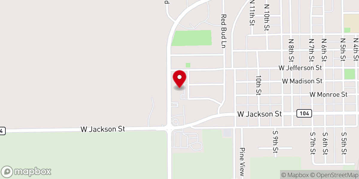 Map showing location of Christian Church of Auburn