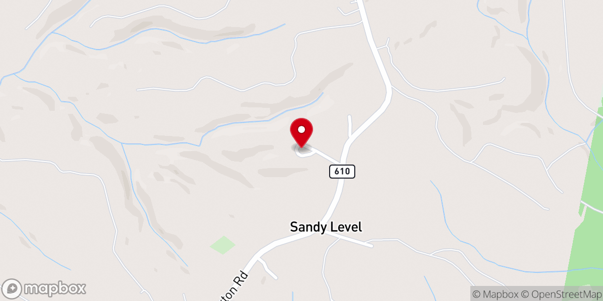 Map showing location of Gospel Light Holiness Church