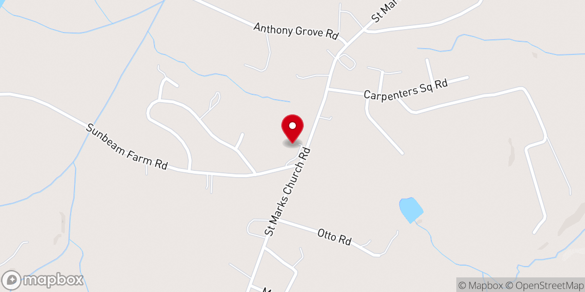 Map showing location of St Marks Lutheran Church