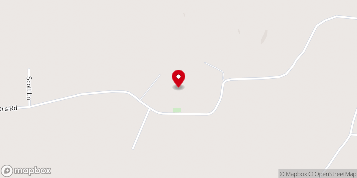 Map showing location of Meeks Grove Free Will Baptist
