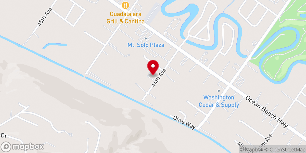 Map showing location of Longview Bible Baptist Church