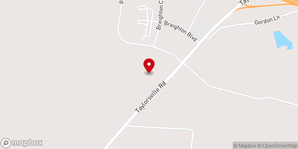 Map showing location of Shelbyville Church of God