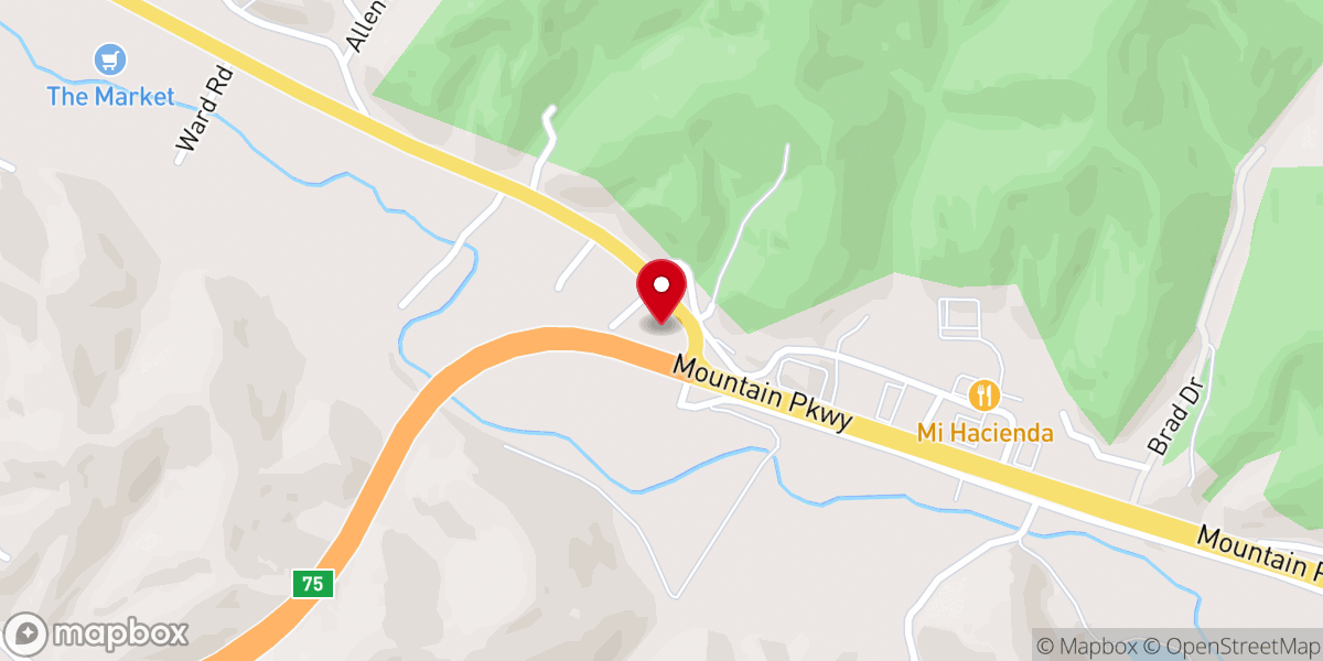 Map showing location of Saint Luke Catholic Church